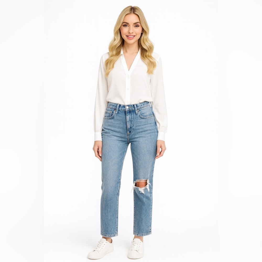 Re/Done 70s Stove Pipe Jeans Size 25 Color Blue